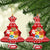 Tonga Christmas Ceramic Ornament Kilisimasi Fiefia Santas Coat Of Arms LT05 Christmas Tree Red - Polynesian Pride