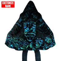 Maori Aotearoa Rugby Haka New Zealand Silver Fern Paua Shell Cloak - Polynesian Pride