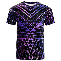 Polynesian Spearhead Purple Galaxy T Shirt LT12 Unisex Purple - Polynesian Pride