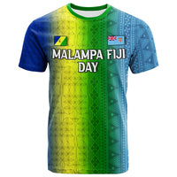 Vanuatu Malampa Fiji Day T Shirt Flag Version LT12 Blue - Polynesian Pride