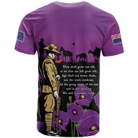 New Zealand ANZAC Soldier and War Animals T Shirt We Will Remember Them LT15 - Polynesian Pride