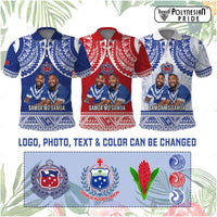 Custom Photo Samoa Rugby Polo Shirt 685 Proud Toa Samoa, Manu Samoa And Manu Samoa 7s Logo CTM14 - Polynesian Pride
