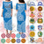 Custom Tonga Schools Puletaha Dress Tongan Schools Logo With Ngatu Pattern CTM14 Long Dress - Polynesian Pride