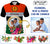 Penama Province Custom Polo Shirt With Photo Vanuatuan Boar's Tusk Flag Multicolored CTM09 - Polynesian Pride