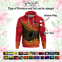 Custom Papua New Guinea Provinces Hoodie Symbol Flag Polynesian Pattern CTM05 - Polynesian Pride