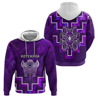 Custom New Zealand Aotearoa Iwi Hoodie Maori Tiki With Poutama Motifs CTM05 - Polynesian Pride