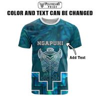Custom New Zealand Aotearoa Iwi T shirt Maori Tiki With Poutama Motifs CTM05 - Polynesian Pride