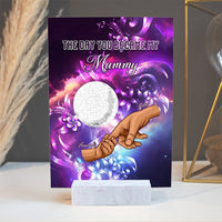 Custom Polynesian Family Star Map Acrylic Plaque The Day You Became My Parent