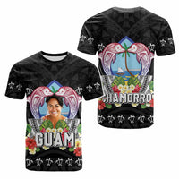 Custom Photo Guam Chamorro T Shirt Tribal Latte Stone With Dolphins CTM05 - Polynesian Pride