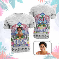 Custom Photo Guam Liberation Day T Shirt 81st Anniversary CTM05 White - Polynesian Pride