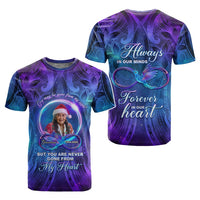 Custom Photo Memorial T shirt You Are Never Gone From My Heart Polynesian Tribal Pattern CTM05 - Polynesian Pride