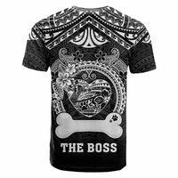 Custom Dog T Shirt With Polynesian Pattern