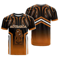 New Zealand Aotearoa Iwi Personalised Text T shirt Maori Hei Tiki Special Style CTM05 - Polynesian Pride