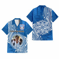 Custom Photo Tonga Back To School Hawaiian Shirt Polynesian Ngatu Tribal