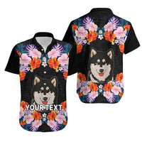 Custom Photo Polynesian Funny Dog Hawaiian Shirt Tropical Flower CTM09 - Polynesian Pride
