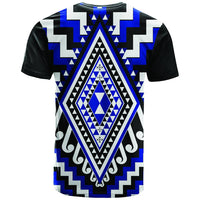 Custom Photo New Zealand Maori Patikitiki Taniko Motifs T Shirt