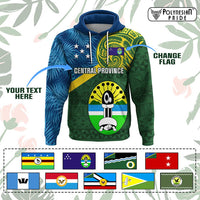 Custom Solomon Islands Provinces Hoodie Coat Of Arms With Flag Unique Version