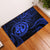 Polynesian Pride Guam With Polynesian Tribal Tattoo and Coat of Arms Door Mat Blue Version LT9 Blue - Polynesian Pride