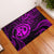 Polynesian Pride Guam With Polynesian Tribal Tattoo and Coat of Arms Door Mat Purple Version LT9 Purple - Polynesian Pride