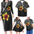 Family Matching Outfits Hawaii Hibiscus Flowers Polynesian Tribal Family Set Bodycon Dress And Hawaii Shirt - Polynesian Pride