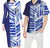 Hawaii Blue Matching Outfit For Couples Bodycon Dress And Hawaii Shirt - Polynesian Pride