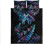 polynesia-ribbon-butterflies-quilt-silver-fern-breast-cancer-with-papua-shell-pattern