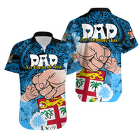 Dads Day Fiji Polynesian Flowers Tribal Matching Hawaiian Shirt and Dress Au Lomani Iko LT9 - Polynesian Pride
