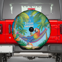 Hawaii Parrots Cocktail Summer Beach Vibe – Spare Tire Cover – LT9 - Polynesian Pride