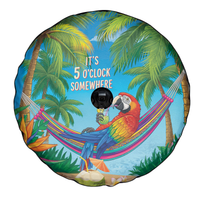 Hawaii Parrots Cocktail Summer Beach Vibe – Spare Tire Cover – LT9 - Polynesian Pride