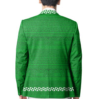 Tonga Liahona High School Blazer Simple Style - Green LT8 - Polynesian Pride