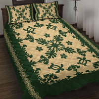 Hawaiian Turtle Dance – Quilt Bed Set – Sea Pattern Green LT05