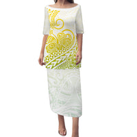 Polynesian Tribal Tattoo Retro Puletasi Dress Gradient 01 Screen Color LT9 - Polynesian Pride