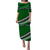 Polynesian Puletasi Dress Simple Green LT6 Long Dress Green - Polynesian Pride