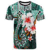 Custom Hawaii Fish Hook T Shirt Green Style LT6 Unisex Orange - Polynesian Pride