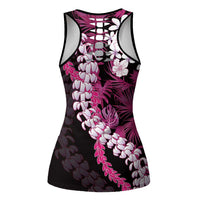 Akala Aloha Hawaii Lei Hollow Tank Top Tropical Flowers Elegant Vibe LT14 - Polynesian Pride