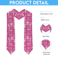 Alaka Hawaii Breadfruit Palaka Motifs Graduation Stole
