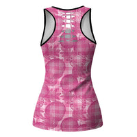 Alaka Hawaii Breadfruit Palaka Motifs Hollow Tank Top