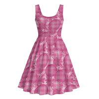 Alaka Hawaii Breadfruit Palaka Motifs Midi Dress