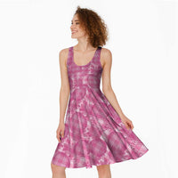 Alaka Hawaii Breadfruit Palaka Motifs Midi Dress