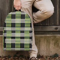 Aloha Hawaii Pakalana Pikake Lei Backpack Palaka Inspired Hawaiian-plaid Black