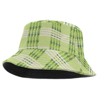 Aloha Hawaii Pakalana Pikake Lei Bucket Hat Palaka Inspired Hawaiian-plaid Pastel Green