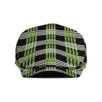 Aloha Hawaii Pakalana Pikake Lei Jeff Hat Palaka Inspired Hawaiian-plaid Black