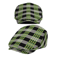 Aloha Hawaii Pakalana Pikake Lei Jeff Hat Palaka Inspired Hawaiian-plaid Black