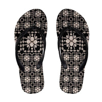 Aloha Hawaii Shell Quilt Flip Flops Seamless Style - Polynesian Pride