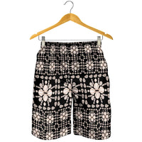 Aloha Hawaii Shell Quilt Shorts for Men Seamless Style - Polynesian Pride