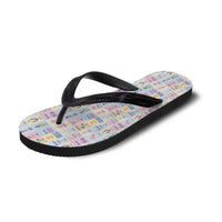 Aloha Summer Posters Grunge Textures Flip Flops