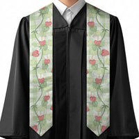 Anthurium Pikake Ti Leaf Palaka Graduation Stole Green Version
