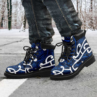 Aotearoa Maori Kowhaiwhai All Season Boots Kikorangi Puhoro and Patiki