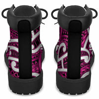 Aotearoa Maori Kowhaiwhai All Season Boots Mawhero Puhoro and Patiki