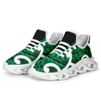 Aotearoa Maori Kowhaiwhai Clunky Sneakers Kakariki Puhoro and Patiki